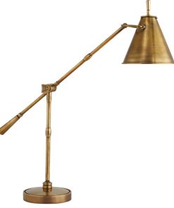 Thomas O'Brien Goodman 1 Light Table Lamp, Hand-Rubbed Antique Brass