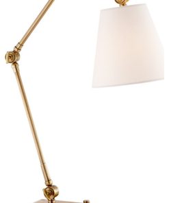 Suzanne Kasler Graves 1 Light Desk Lamp, Hand-Rubbed Antique Brass