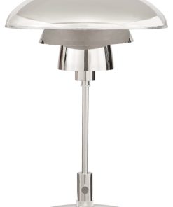 Whitman Desk Lamp in Polished Nickel with Polished Nickel Shade