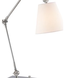 Suzanne Kasler Graves 1 Light Desk Lamp, Polished Nickel