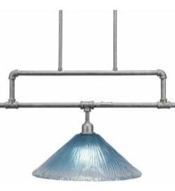 Toltec Lighting 333-AS-715 Vintage - Three Light Billiard/Island