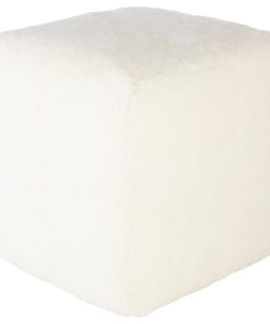 Surya Calidus Pouf In Butter Finish CLPF001-161617