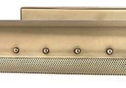 Two Light Picture Light Aged Brass Polished Nickel Finish - 2118-AGB - Hudson