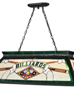 4 Light Billiard Light Matte Black