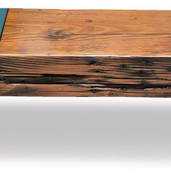 Summer Sitting Bench, Blue/White/Blue