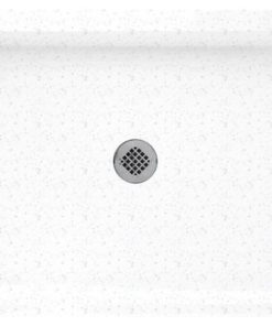Swan 48.375x32.188x5.5 Solid Surface Shower Base, Arctic Granite