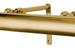Vernon Picture Light With Plug, 3-Light, Aged Brass, 24"W