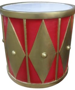 24" Red And Gold Drum