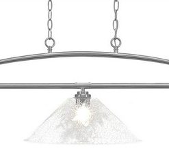 Toltec Lighting 2453-BN-308 Marquise - Three Light Billiard/Island