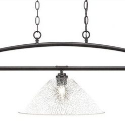 Toltec Lighting 2453-DG-308 Marquise - Three Light Billiard/Island