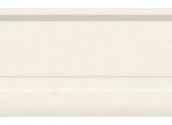 60"x32" Decor Solid Surface Left-Hand Shower Base, Biscuit