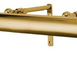 Vernon 3 Light Picture Light with Plug in Aged Brass