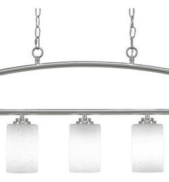 Toltec Lighting 2437-DG-310 Marquise - Seven Light Billiard/Island