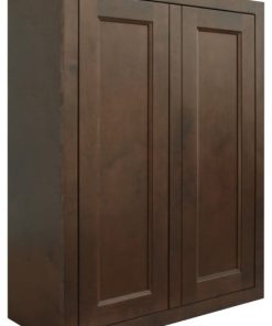 Sunny Wood HBW2736-A Healdsburg 27" x 36" Double Door Wall - Rich Walnut