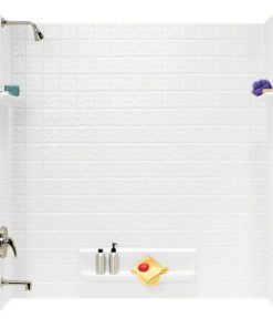 Swan 32x60x59.625 Veritek Bathtub Wall Kit, White