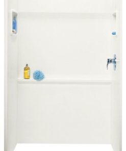 Swan 34x48x72 Veritek Shower Wall Surround, Bisque