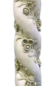Twisted Rose Pedestal, Architectural Large Pedestals
