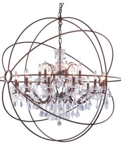Urban Collection Pendent Lamp, Shade,, Clear Shade, Rustic Intent