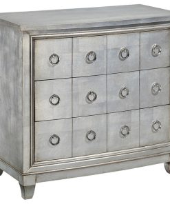 3-Drawer Chest, Silver