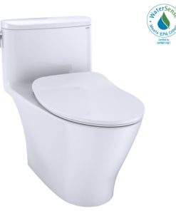 Toto Nexus OneP Elong 1.28GPF Toilet, CEFIONTECT and SS234 Seat Colonial White