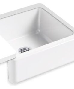 Kohler Whitehaven 23-1/2" X 21-9/16" X 9-5/8" Sink w/ Tall Apron, White
