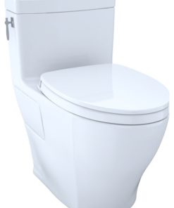 Toto Aimes WASHLET+ 1P Elong 1.28GPF UHt Toilet, CEFIONTECT CW MS626124CEFG#01