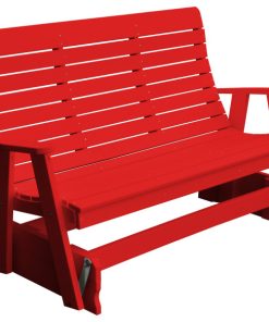 4' Poly Winston Glider, Bright Red
