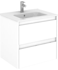 WS Bath Collections Ambra 60 Ambra 24" Wall Mounted Vanity Set - Gloss White