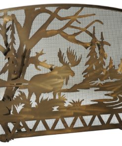39.5W X 31.5H Moose Creek Fireplace Screen