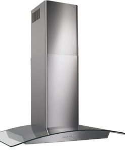 30" Chimney Style Glass Range Hood, Stainless Steel