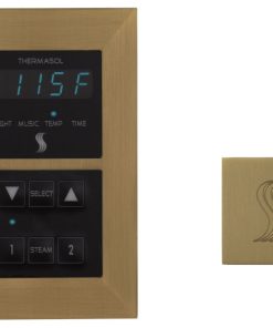 ThermaSol SEMR-SVSQ Signature Steam Shower Kit - - Satin Brass