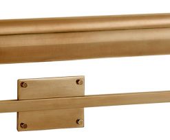 Thomas O'Brien Cosmopolitan 3 Light Picture Light, Hand-Rubbed Antique Brass