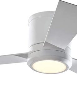 3CLYR42D-V1 Clarity II 42" Ceiling Fan, Brushed Steel, Matte W