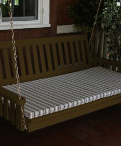 4' Traditional English Pine Swingbed, Coffee
