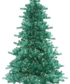 Teal Pine Christmas Tree , Sky Blue, 9'