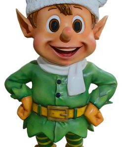 36" Santa Elf Standing With Hands On Hips
