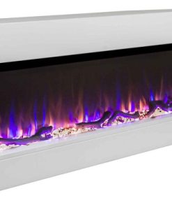 Touchstone Chesmont 50" Wall Mount Electric Fireplace- White