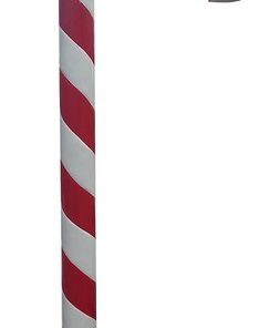 7' Candy Cane With Base