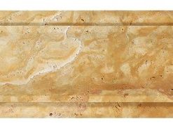 3"x12" Honed Travertine Arch Molding, Set of 50