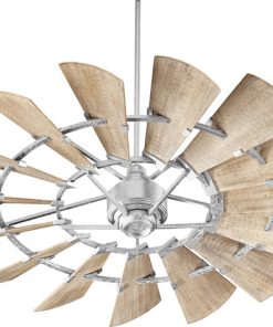 Windmill 60" Ceiling Fan, Galvanized