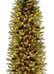 14' Kingswood Fir Pencil Tree With 1300 Clear Lights