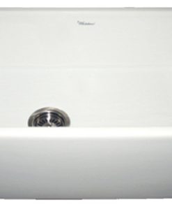 Whitehaus Duet Kitchen Sink With White Finish WH3018-WHITE