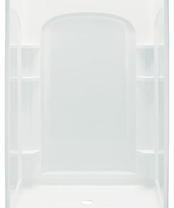 Sterling Alcove 48"x34"x75.75" Vikrell Center Shower Kit, White