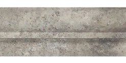 2"x12" European Honed Silver Travertine Single-Step Chair Rail Trim, Set of 50