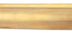 3-Light Desk Lamp With Aged Brass Finish, Metal Material, T10 Bulb, 180W, 25"