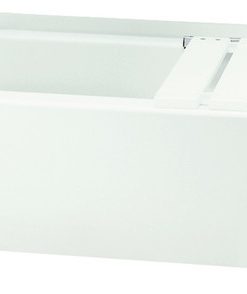 Sterling Accord 60.25"x30.5"x15" Vikrell Left-Hand Bath, White