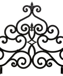 36 Wide X 32 High Fleur-de-lis Fireplace Screen