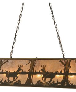 48L Deer at Lake Oblong Pendant