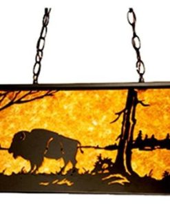 48L Buffalo Oblong Pendant