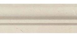 2"x12" Crema Marfil Mediterranean Marble Single-Step Chair Rail Trim, Set of 50
